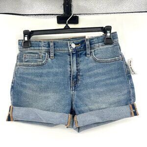 NWT Old Navy High Rise Jean Shorts Adjustable Waist Girls 12